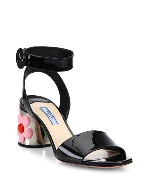 prada flower heels|Prada heels boots.